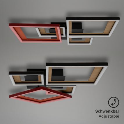 Brilo - LED Hämardatav pinnale kinnitatav lühter FRAME LED/38W/230V