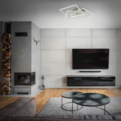 Brilo - LED Hämardatav pinnale kinnitatav lühter FRAME LED/40W/230V 2700-5000K Wi-Fi Tuya + kaugjuhtimispult