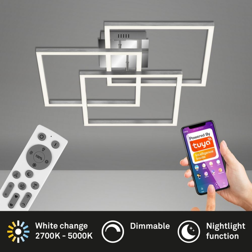 Brilo - LED Hämardatav pinnale kinnitatav lühter FRAME LED/40W/230V 2700-5000K Wi-Fi Tuya + kaugjuhtimispult