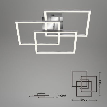 Brilo - LED Hämardatav pinnale kinnitatav lühter FRAME LED/40W/230V 2700-5000K Wi-Fi Tuya + kaugjuhtimispult