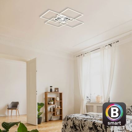 Brilo - LED Hämardatav pinnale kinnitatav lühter FRAME LED/50W/230V 2700-6500K Wi-Fi Tuya + kaugjuhtimispult