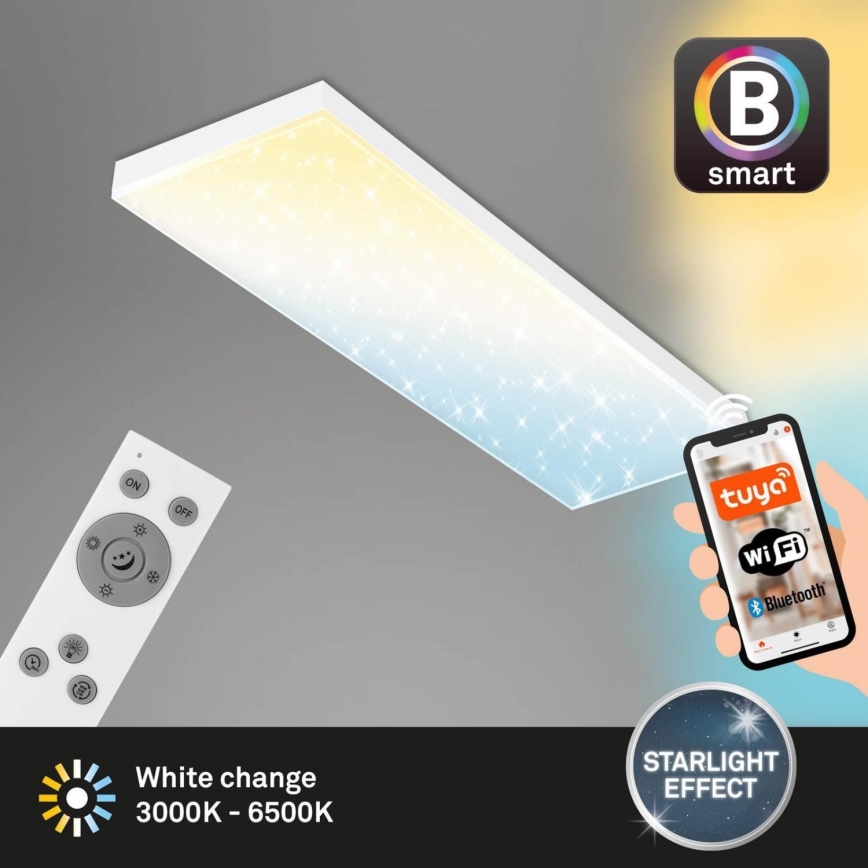 Brilo - LED Hämardatav pinnale kinnitatav valguspaneel FRAMELESS LED/28W/230V 3000-6500K Wi-Fi Tuya + kaugjuhtimispult