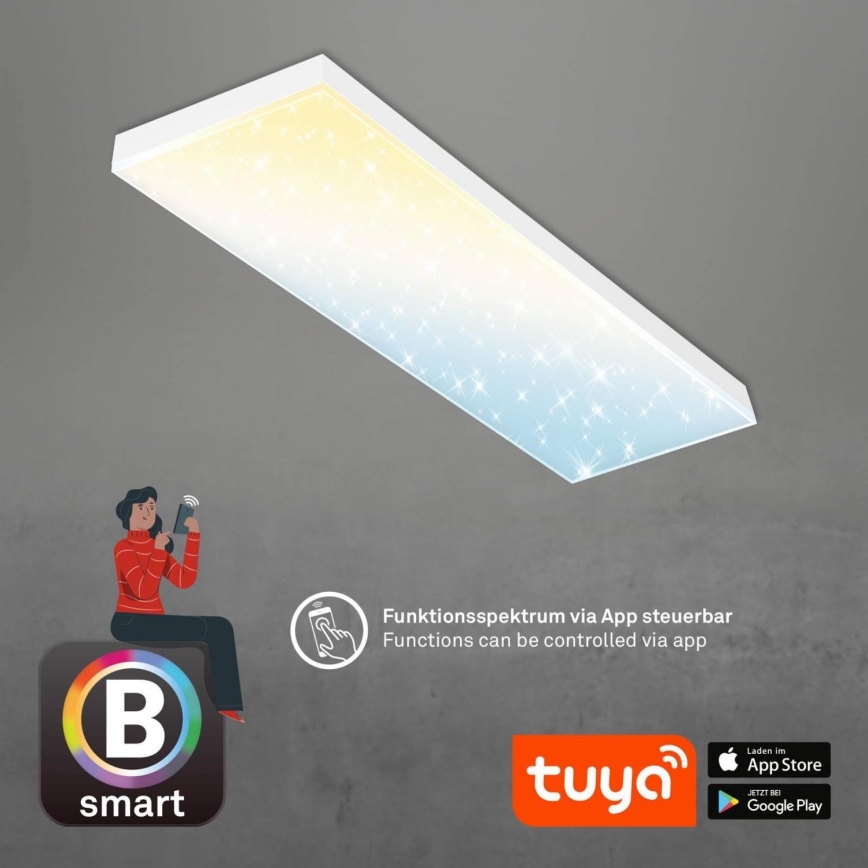 Brilo - LED Hämardatav pinnale kinnitatav valguspaneel FRAMELESS LED/28W/230V 3000-6500K Wi-Fi Tuya + kaugjuhtimispult