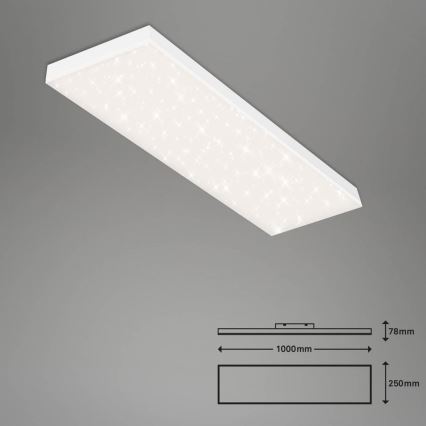 Brilo - LED Hämardatav pinnale kinnitatav valguspaneel FRAMELESS LED/28W/230V 3000-6500K Wi-Fi Tuya + kaugjuhtimispult