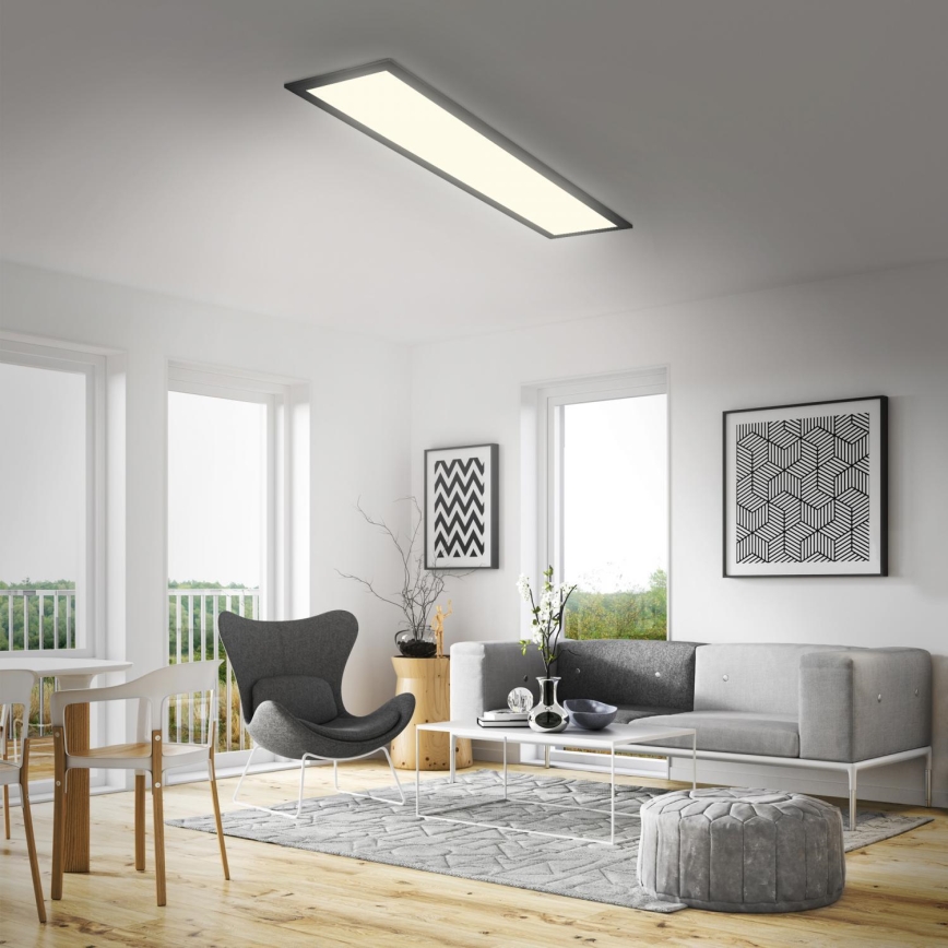 Brilo - LED Hämardatav pinnale kinnitatav valguspaneel LED/24,5W/230V 3000-6500K + kaugjuhtimispult