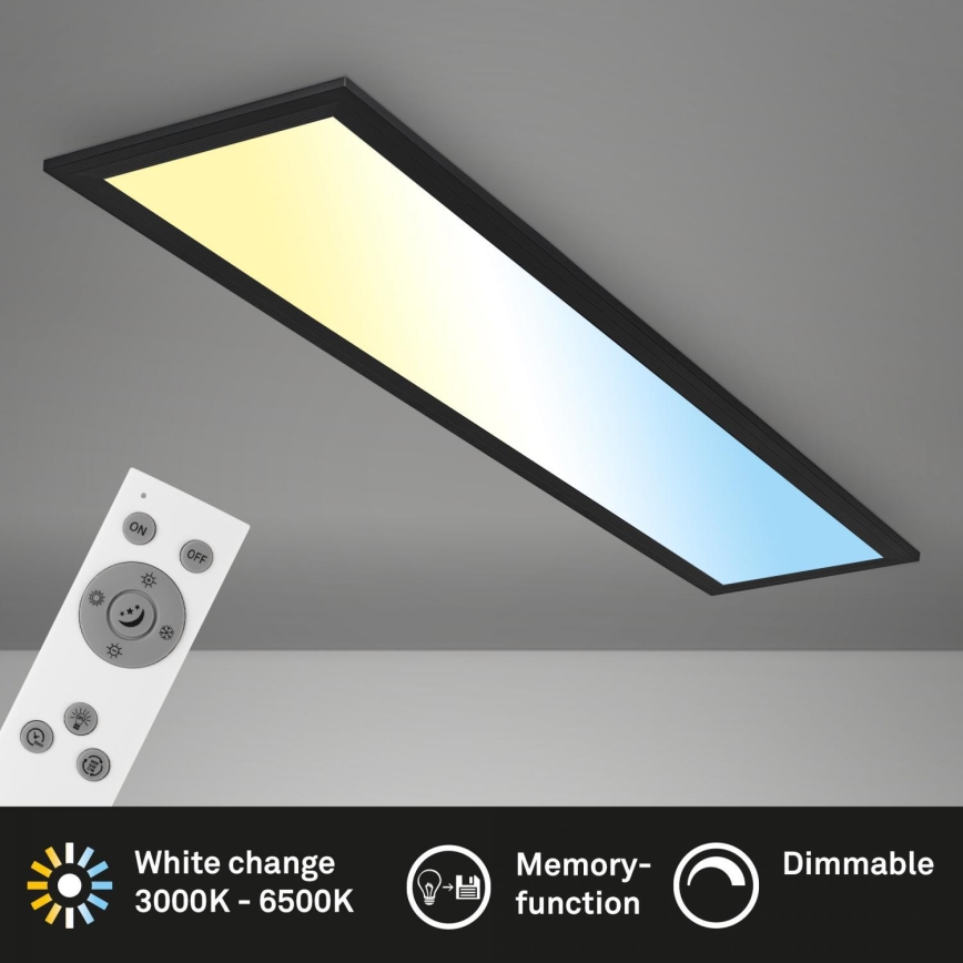 Brilo - LED Hämardatav pinnale kinnitatav valguspaneel LED/24,5W/230V 3000-6500K + kaugjuhtimispult