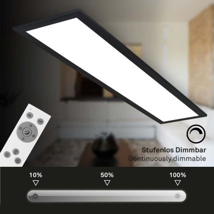 Brilo - LED Hämardatav pinnale kinnitatav valguspaneel LED/24,5W/230V 3000-6500K + kaugjuhtimispult