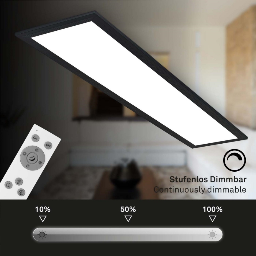 Brilo - LED Hämardatav pinnale kinnitatav valguspaneel LED/24,5W/230V 3000-6500K + kaugjuhtimispult