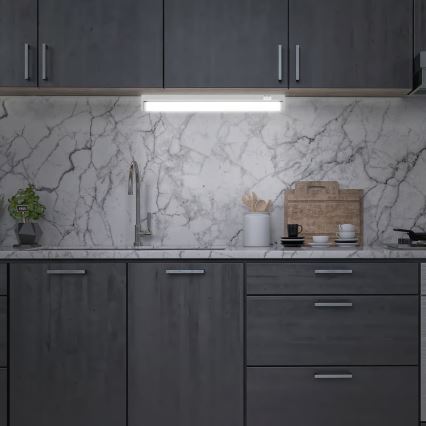 Brilo - LED-kappvalgusti LED/6W/230V 2700/4000/6500K 54,5 cm hõbedane