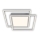 Brilo - LED laelamp 2xLED/16W/230V + LED/19W 51,5x51,5 cm mattkroom