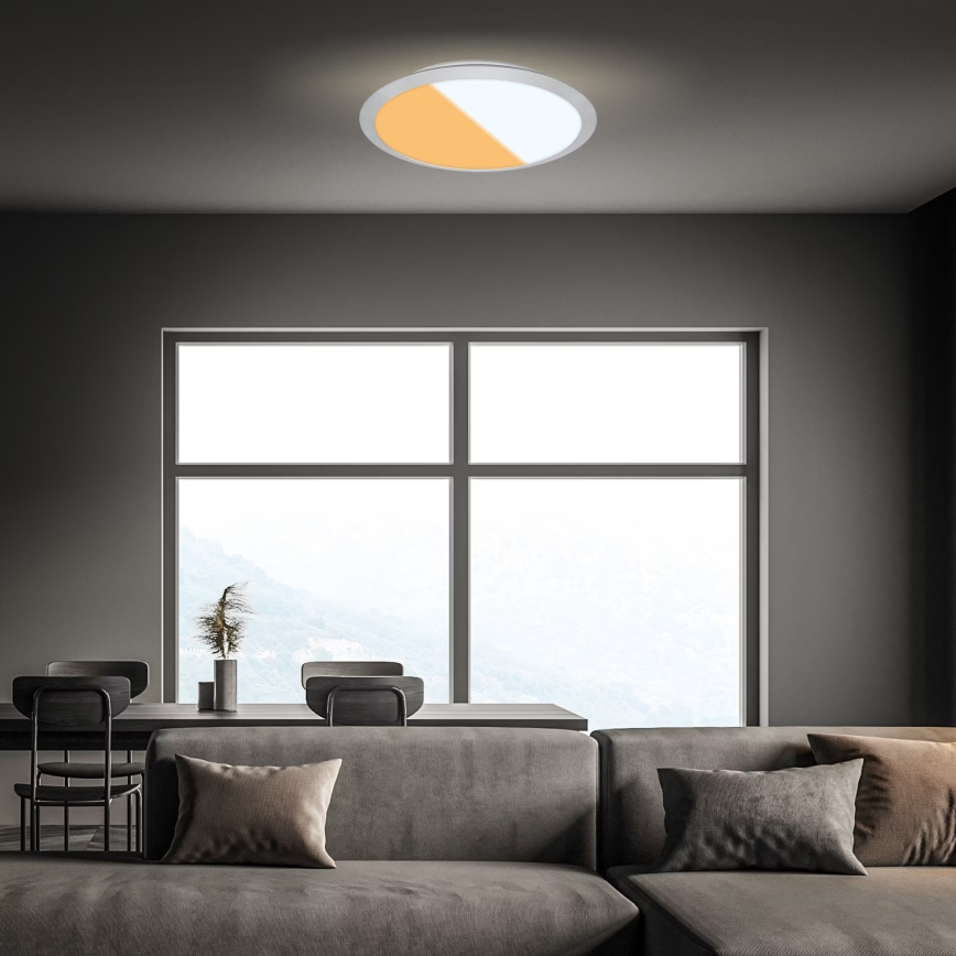 Brilo - LED vannitoa laevalgusti CTS LED/21W/230V 3000/4000K IP44 läbimõõt 37 cm mattkroom