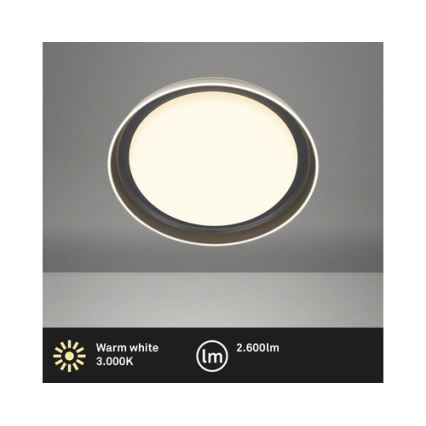 Brilo - LED laelamp IJUS, 24W, 230V, 3000K, Ø 43 cm