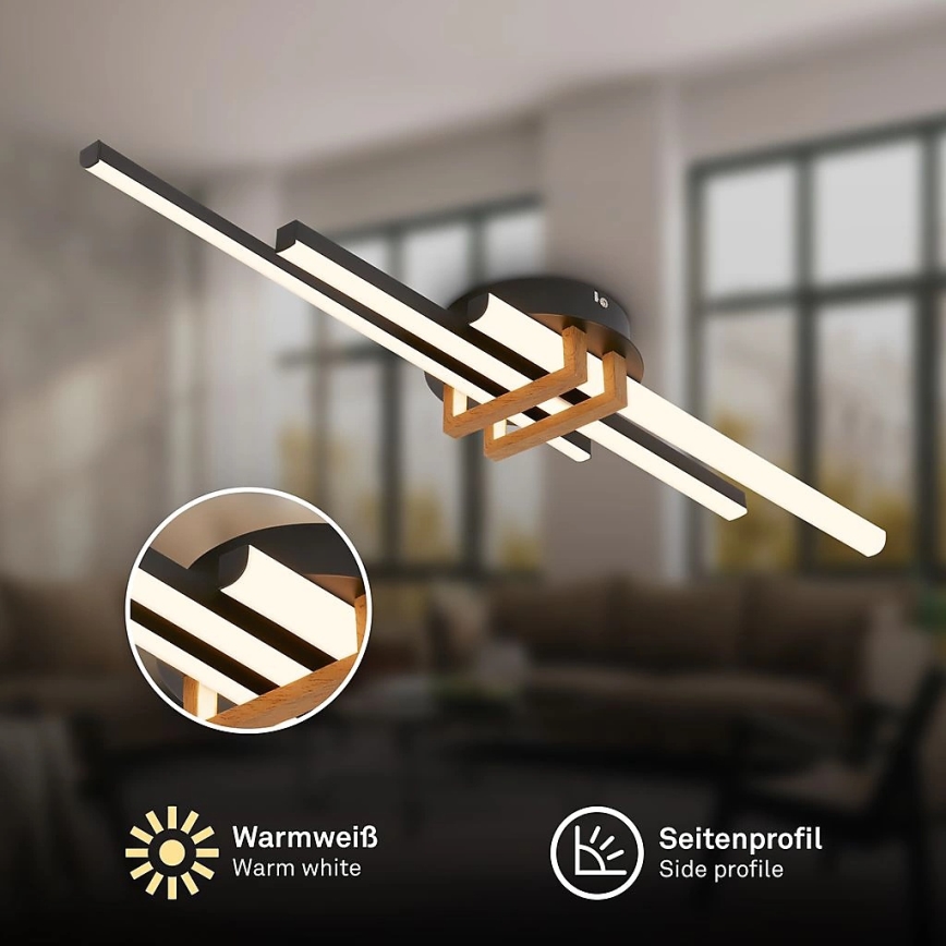 Brilo - LED laelamp TINKA LED/21W/230V 3000K must