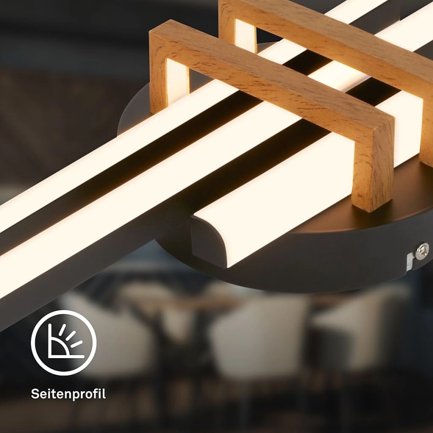 Brilo - LED laelamp TINKA LED/21W/230V 3000K must