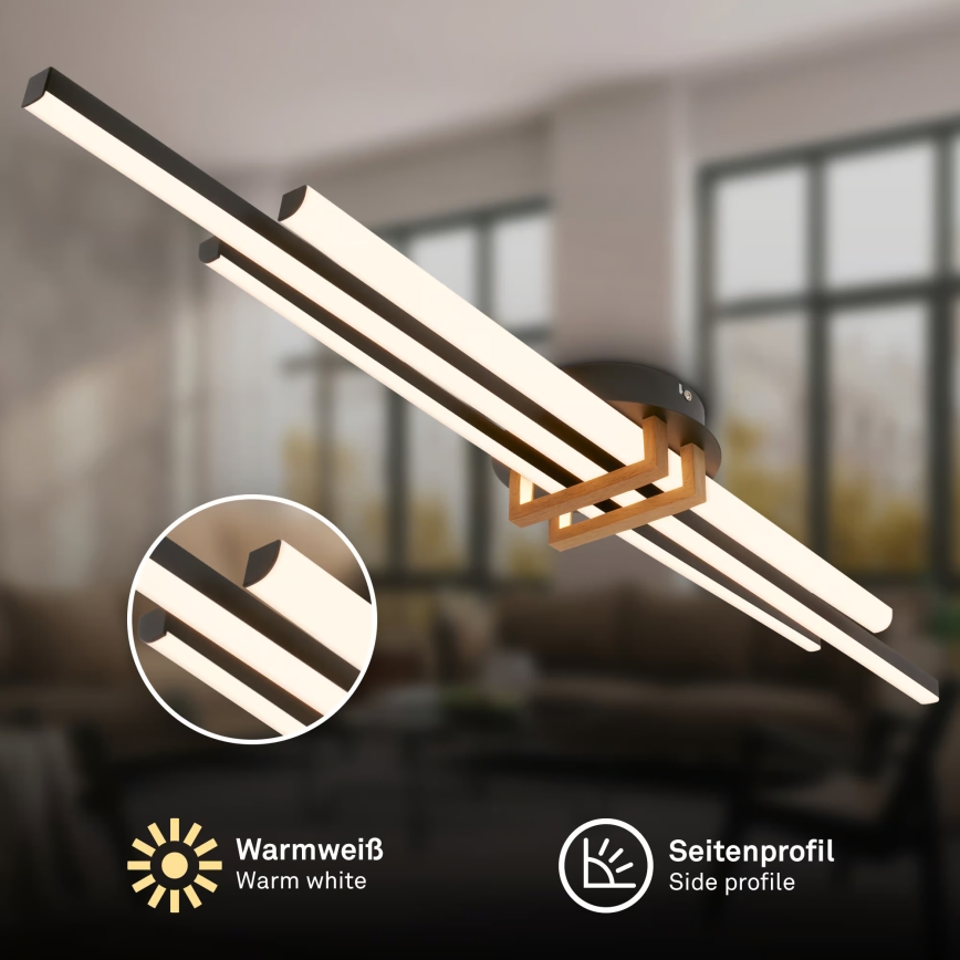 Brilo - LED laelamp TINKA LED/30W/230V 3000K must