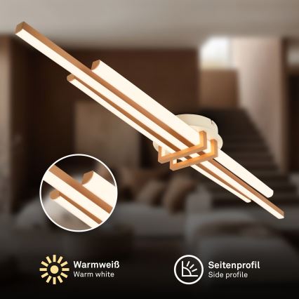 Brilo - LED laelamp TINKA LED/30W/230V 3000K vaskne