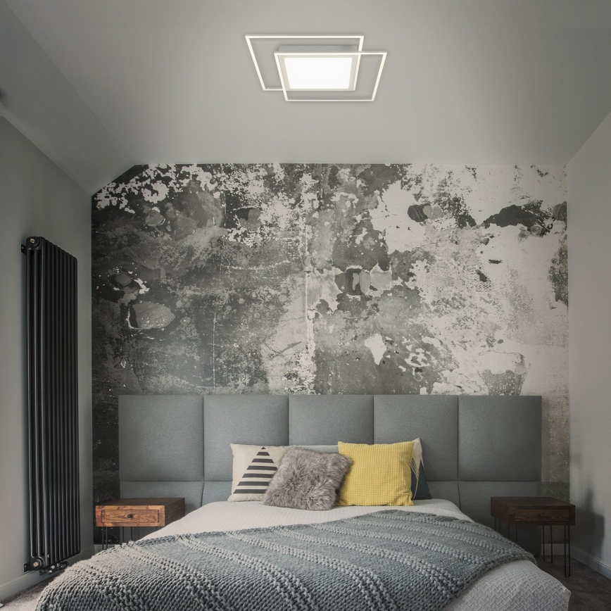 Brilo - LED laevalgusti 2xLED/16W/230V + LED/19W 51,5x51,5 cm 3000K mattkroom