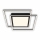 Brilo - LED laevalgusti 2xLED/16W/230V + LED/19W 51,5x51,5 cm must