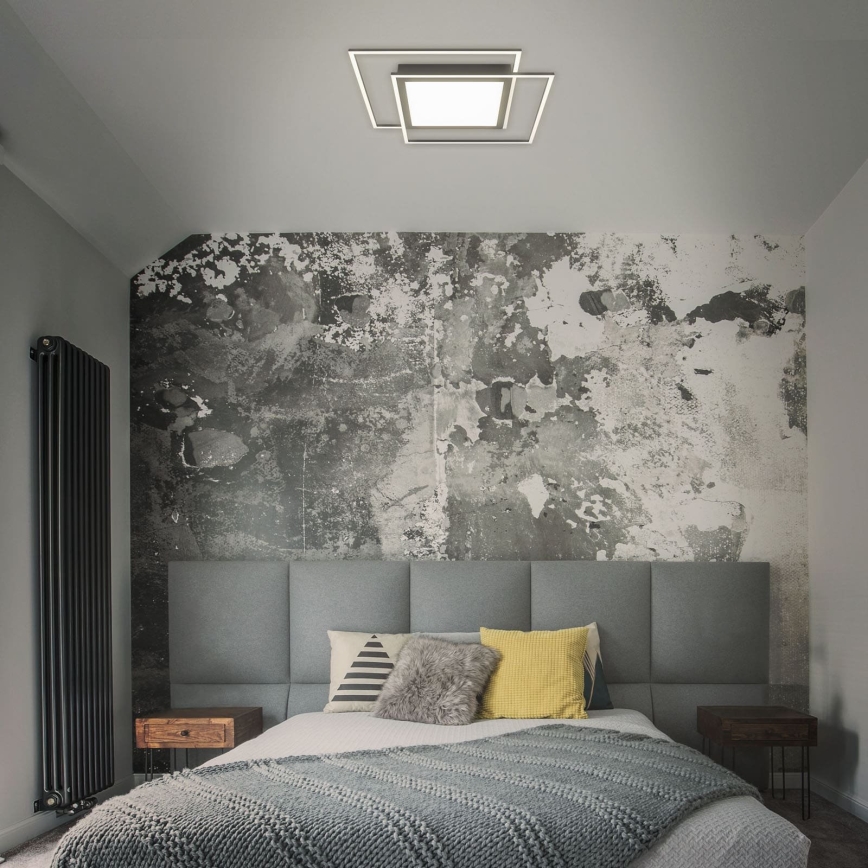Brilo - LED laevalgusti 2xLED/16W/230V + LED/19W 51,5x51,5 cm must