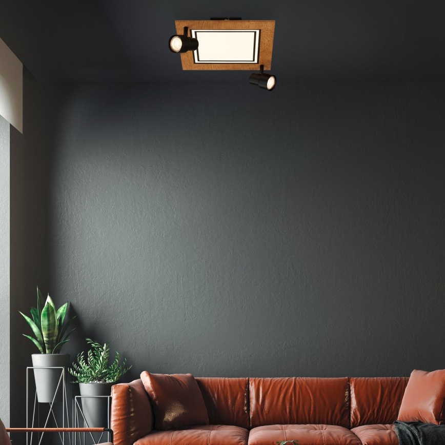 Brilo - LED Laevalgusti LED/12W/230V + 2xGU10/9W 3000K