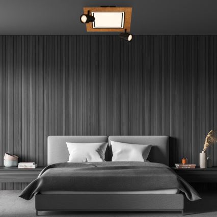 Brilo - LED Laevalgusti LED/12W/230V + 2xGU10/9W 3000K