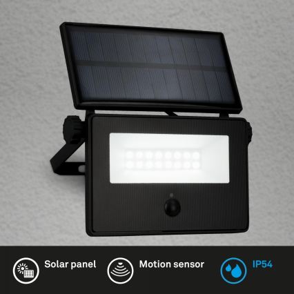 Brilo - LED päikesereflektor anduriga LED/5W/5,5V IP54 1200 mAh