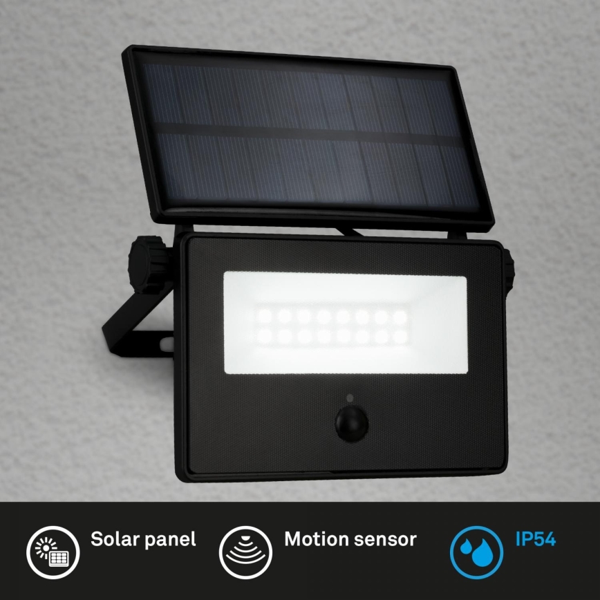 Brilo - LED päikesereflektor anduriga LED/5W/5,5V IP54 1200 mAh