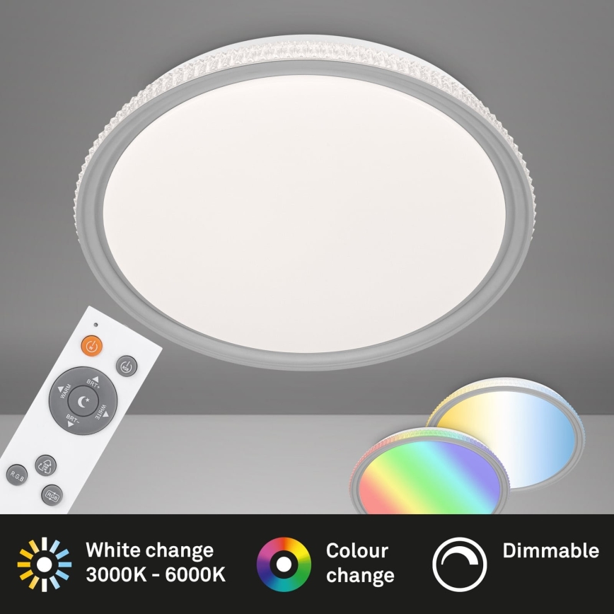 Brilo - RGB LED hämardatav laelamp LED/40W/230V 3000-6500K + kaugjuhtimispult