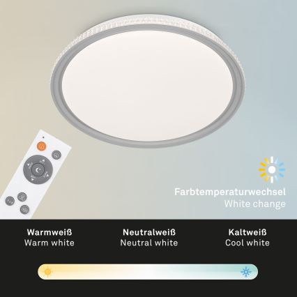 Brilo - RGB LED hämardatav laelamp LED/40W/230V 3000-6500K + kaugjuhtimispult
