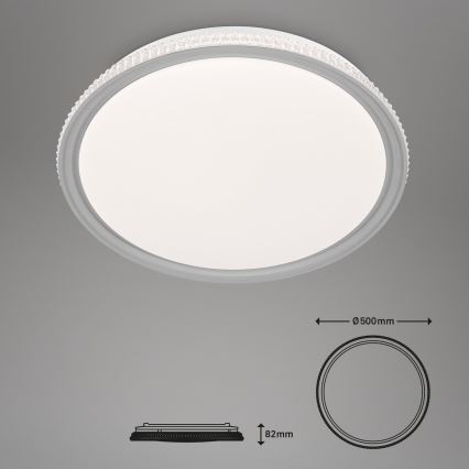 Brilo - RGB LED hämardatav laelamp LED/40W/230V 3000-6500K + kaugjuhtimispult