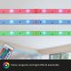 Brilo - LED RGB Hämardatav valgusriba 6,6m LED/6W/USB + kaugjuhtimispult