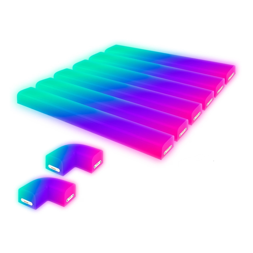 Brilo - LED RGBIC Hämardatav magnetiga hele siin Nutikas LED/24W/230V Wi-Fi Tuya