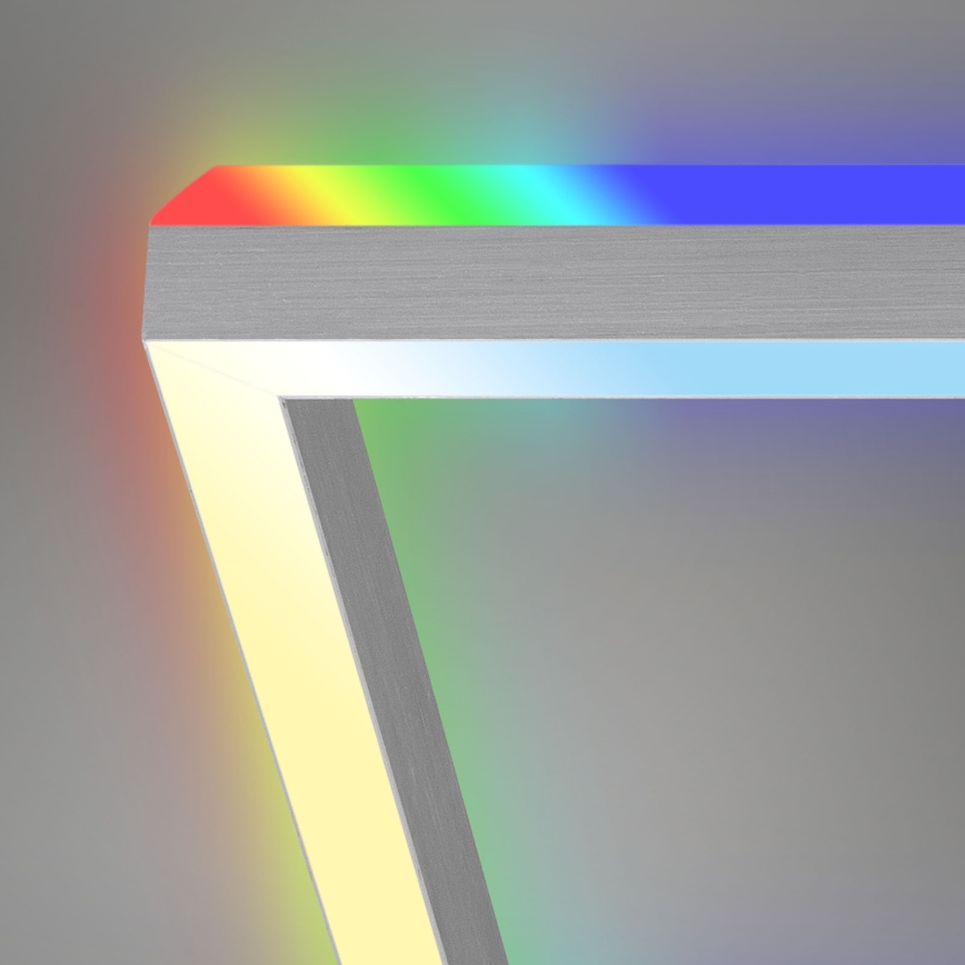 Brilo - LED RGBW Hämardatav pinnale kinnitatav lühter FRAME 2xLED/17W/230V 2700-6500K + kaugjuhtimispult