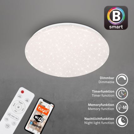 Brilo - LED RGBW Hämardatav valgusti vannituppa LED/19W/230V 3000-6500K IP44 Wi-Fi Tuya + kaugjuhtimispult