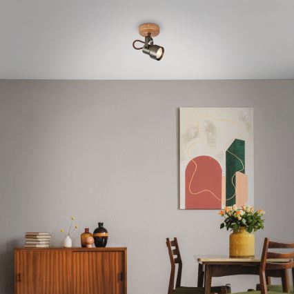 Brilo - LED suunavalgusti TAHUN 1xGU10/5W/230V 3000K pruun