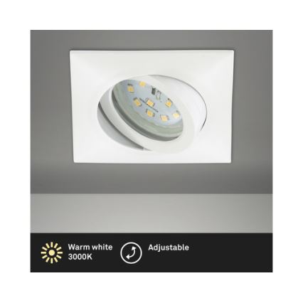 Brilo - LED Süvistatav valgusti vannituppa LED/5W/230V IP23 valge