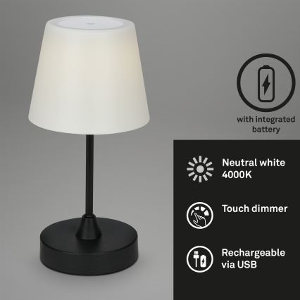 Brilo - LED Väli Hämardatav laetav lamp LED/3W/5V IP44 2000 mAh