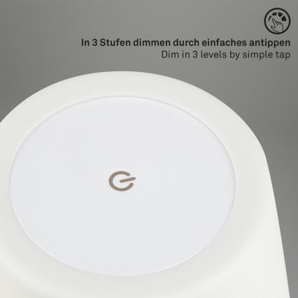Brilo - LED Väli Hämardatav laetav lamp LED/3W/5V IP44 2000 mAh
