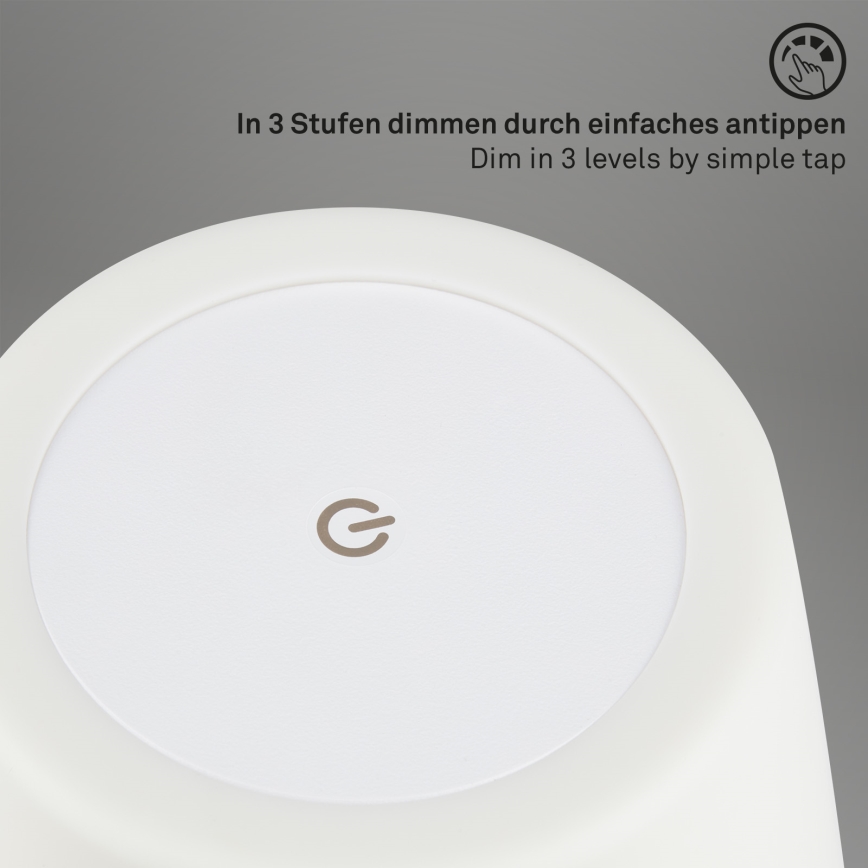 Brilo - LED Väli Hämardatav laetav lamp LED/3W/5V IP44 2000 mAh