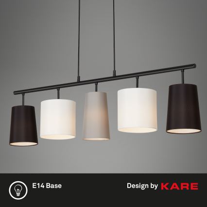 Brilo - Lühter SHADES 5xE14/40W/230V