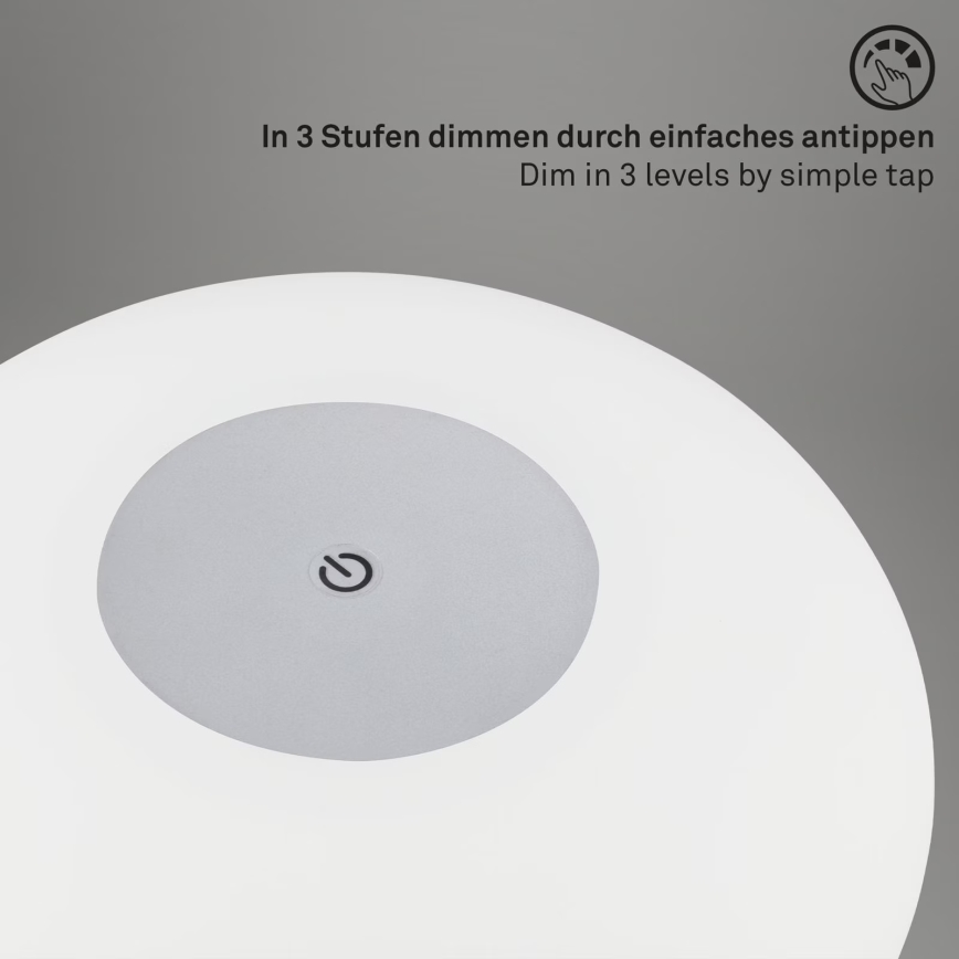 Brilo - OLANA laetav LED-lauavalgusti, hämardatav, väliskasutuseks, 3W/5V, IP44