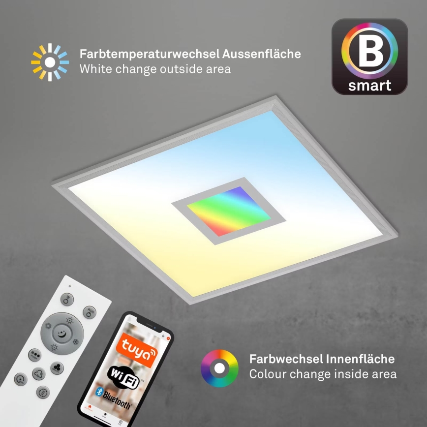 Brilo - RGB LED Hämardatav laevalgusti CENTRO LED/24W/230V 2700-6500K Wi-Fi Tuya + kaugjuhtimispult
