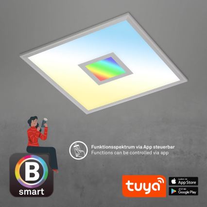 Brilo - RGB LED Hämardatav laevalgusti CENTRO LED/24W/230V 2700-6500K Wi-Fi Tuya + kaugjuhtimispult