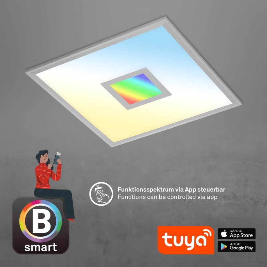 Brilo - RGB LED Hämardatav laevalgusti CENTRO LED/24W/230V 2700-6500K Wi-Fi Tuya + kaugjuhtimispult