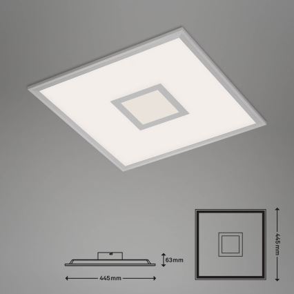 Brilo - RGB LED Hämardatav laevalgusti CENTRO LED/24W/230V 2700-6500K Wi-Fi Tuya + kaugjuhtimispult