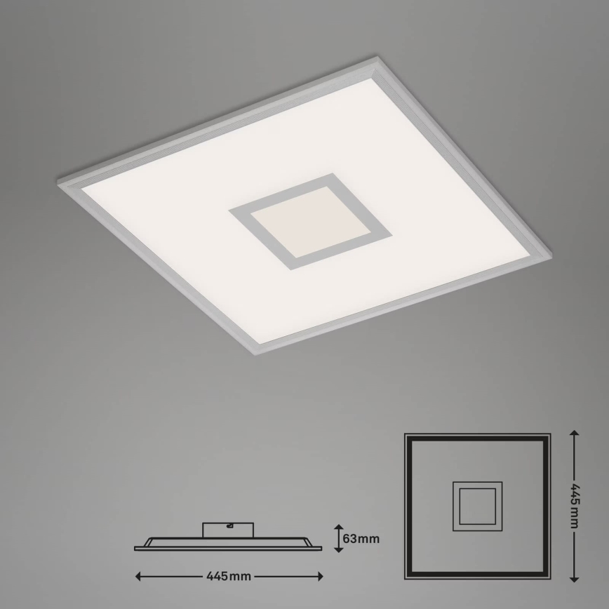 Brilo - RGB LED Hämardatav laevalgusti CENTRO LED/24W/230V 2700-6500K Wi-Fi Tuya + kaugjuhtimispult