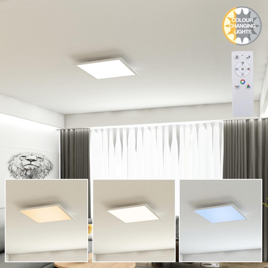 Brilo - RGB LED Hämardatav laevalgusti COLOUR LED/15W/230V 3000-6500K + kaugjuhtimispult