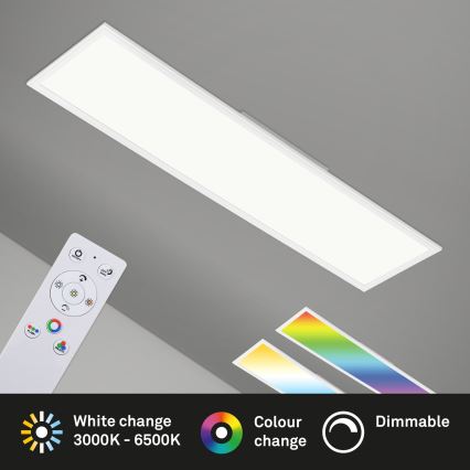 Brilo - RGBW Hämardatav laevalgusti SLIM LED/40W/230V 3000-6500K + kaugjuhtimispult