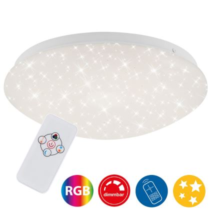 Brilo - RGBW Hämardatav laevalgusti STARRY SKY LED/10W/230V + kaugjuhtimispult