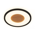 Brilo - SUFIT WOOD LED laelamp, 18 W, 230 V, 3000 K, läbimõõt 29 cm